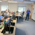 Jane Przygocki Lecturing Students at UMD